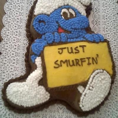 Smurf Cake