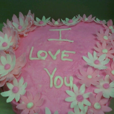 I Love You Heart Cake