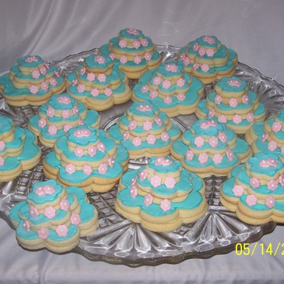 Tiered Wedding Cake Cookies