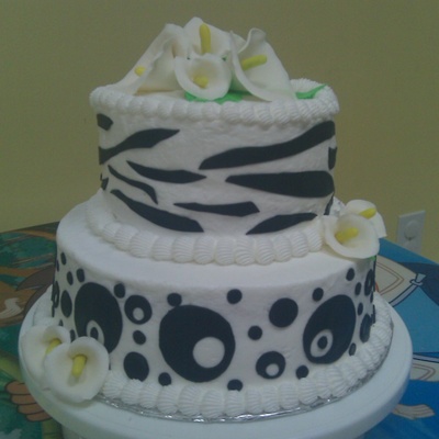Black And White Cake