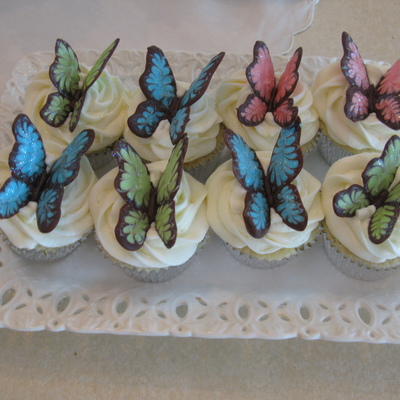 Butterfly Cupcakes With Afternoon Luncheon