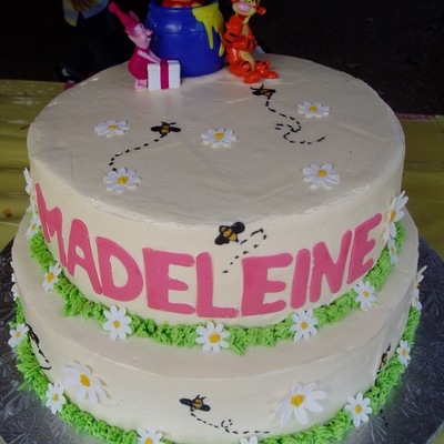 Winnie The Pooh, Daisies And Bumble Bees