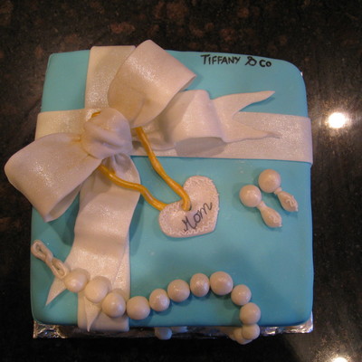 Tiffany Box Cake