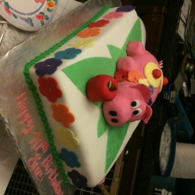 Luau Pig Roast Cake