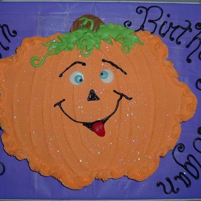 Morgan's B-Day Pumpkin