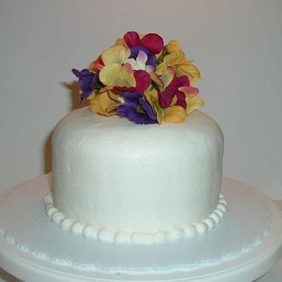 Sample Wedding Cake Using Faux Fondant