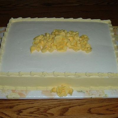 Anniversary Sheet Cake.