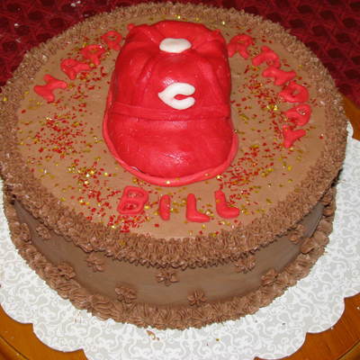 Cincinnati Reds Cap Cake