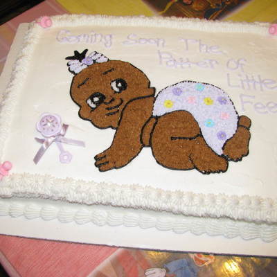 Crawling Baby For A Shower