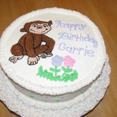 Curious George Birthday Cake