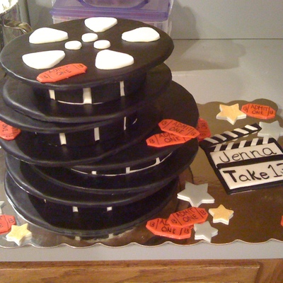 Movie Reel Cake