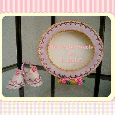 Baby Sanddals & Picture Frame