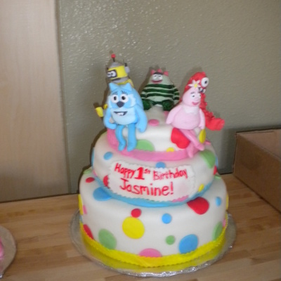Yo Gabba Gabba Childrens Birthday Cake