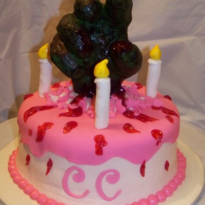 Zombie Birthday Cake