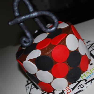 Polka Dot Birthday Cake