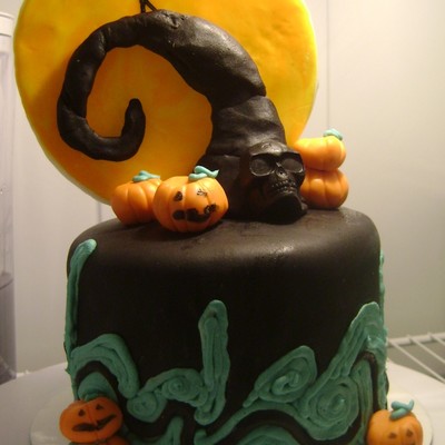 Nightmire Before Christmas Cake