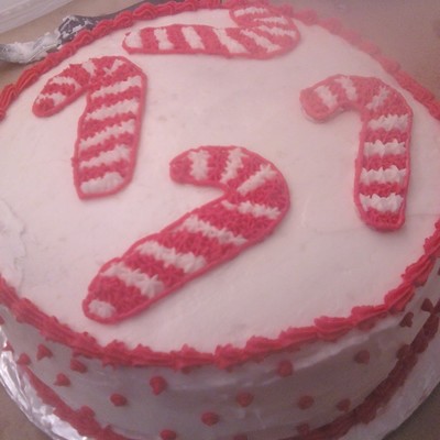 Candy Cane Cake