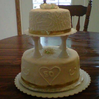 50Th Anniversary Cake