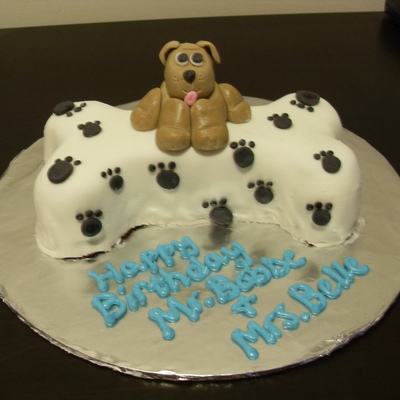 Dog Bone Cake
