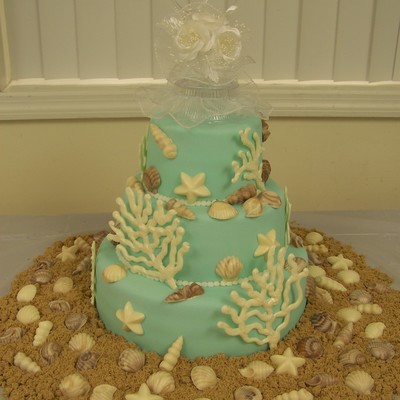 Samantha & Marty's Wedding Cake