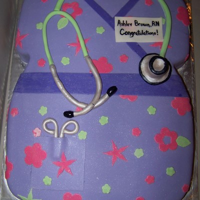 Ashley"s Graduation Cake