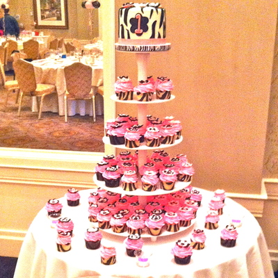 Zebra Stripes With Pink Accents