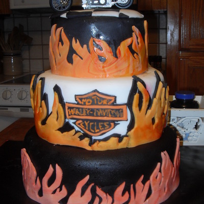 Craig's Harley Cake