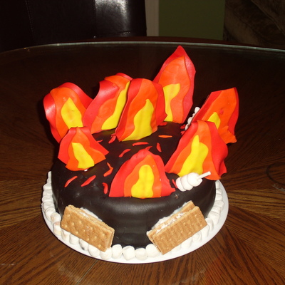 Fire Pit Cake