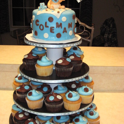 Cupcakes For Baby Coleman