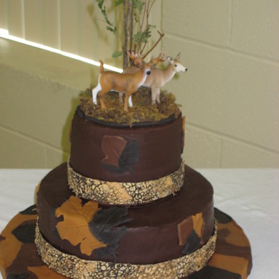 Deer Themed Groom's Cake