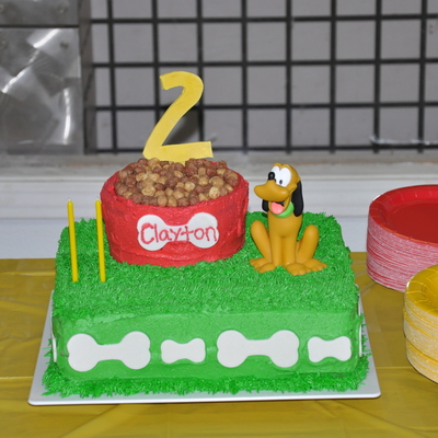Pluto Birthday Cake