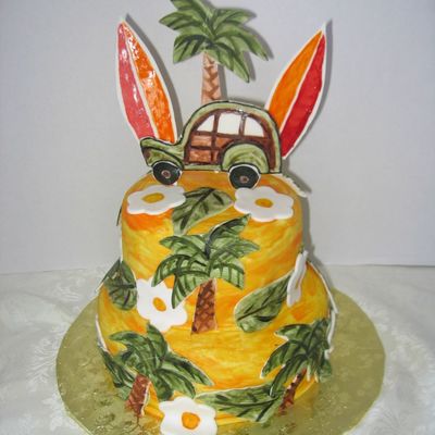 Surfer Cake