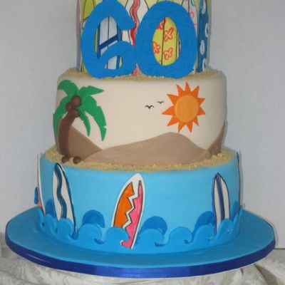Surfer Cake
