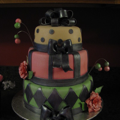 Ivory,pink And Green