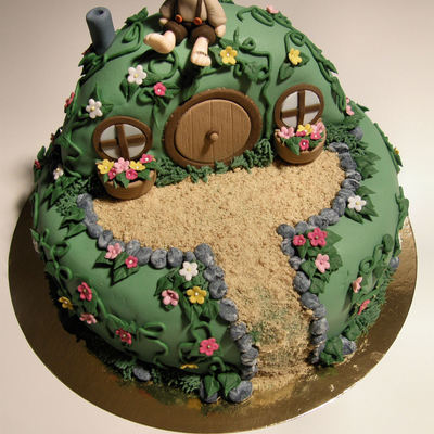 Hobbit House Cake