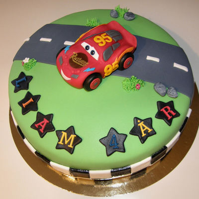 Lightning Mcqueen Cake