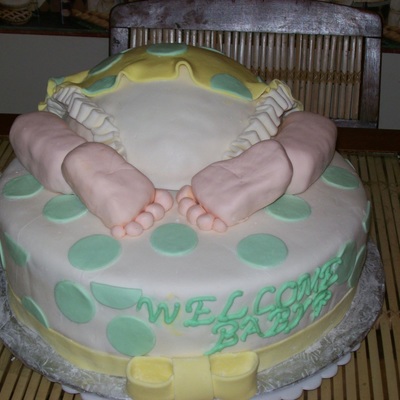 Baby Bum Cake