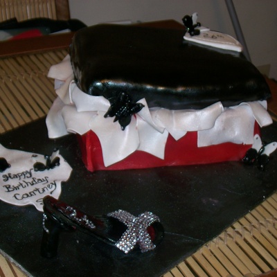 Crystal Shoe Cake