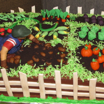 Dad's Vegetable Garden