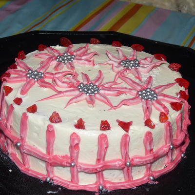 Sponge Cake With Icing