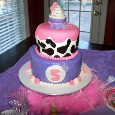 Fancy-Nancy Inspired Cake