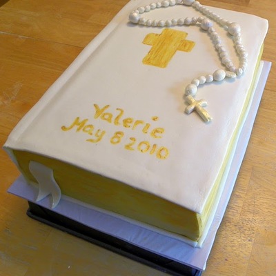 1St Communion Bible Cake