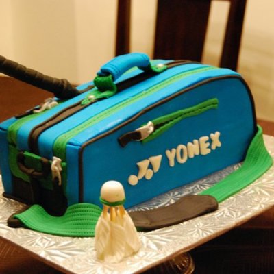 Badminton Bag Cake