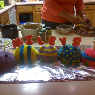 Caterpillar - 1St Birthday Cake