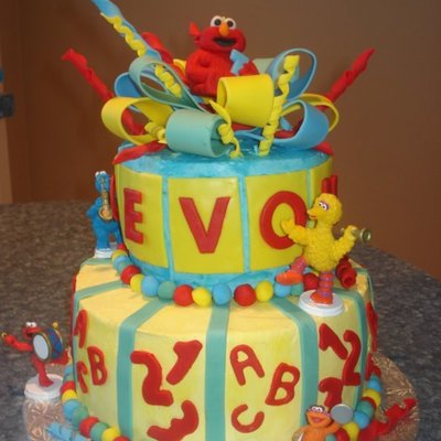 Sesame Street Birthday Cake