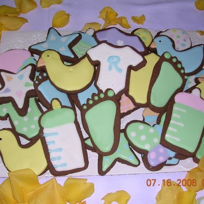Kahla's Baby Shower Cookies