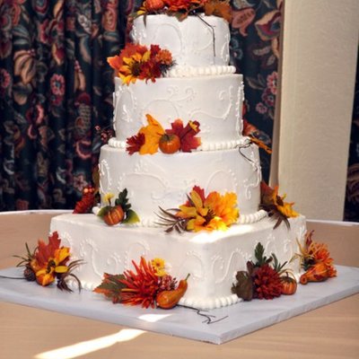 Fall Wedding Cake