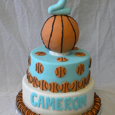 Basketball Birthday Cake