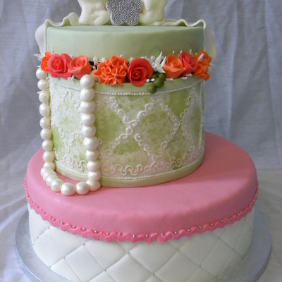 Hat Box Cake