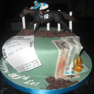 Horse Racing / Betting Birthday Cake